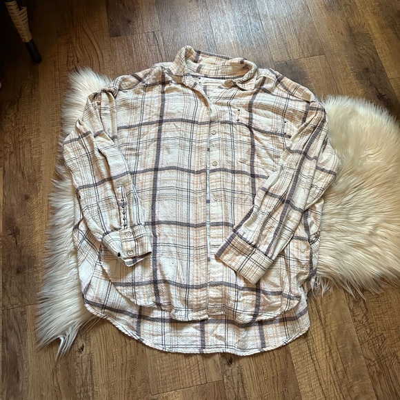 FREE PEOPLE Hidden Valley Buttondown Top - Picture 2 of 4